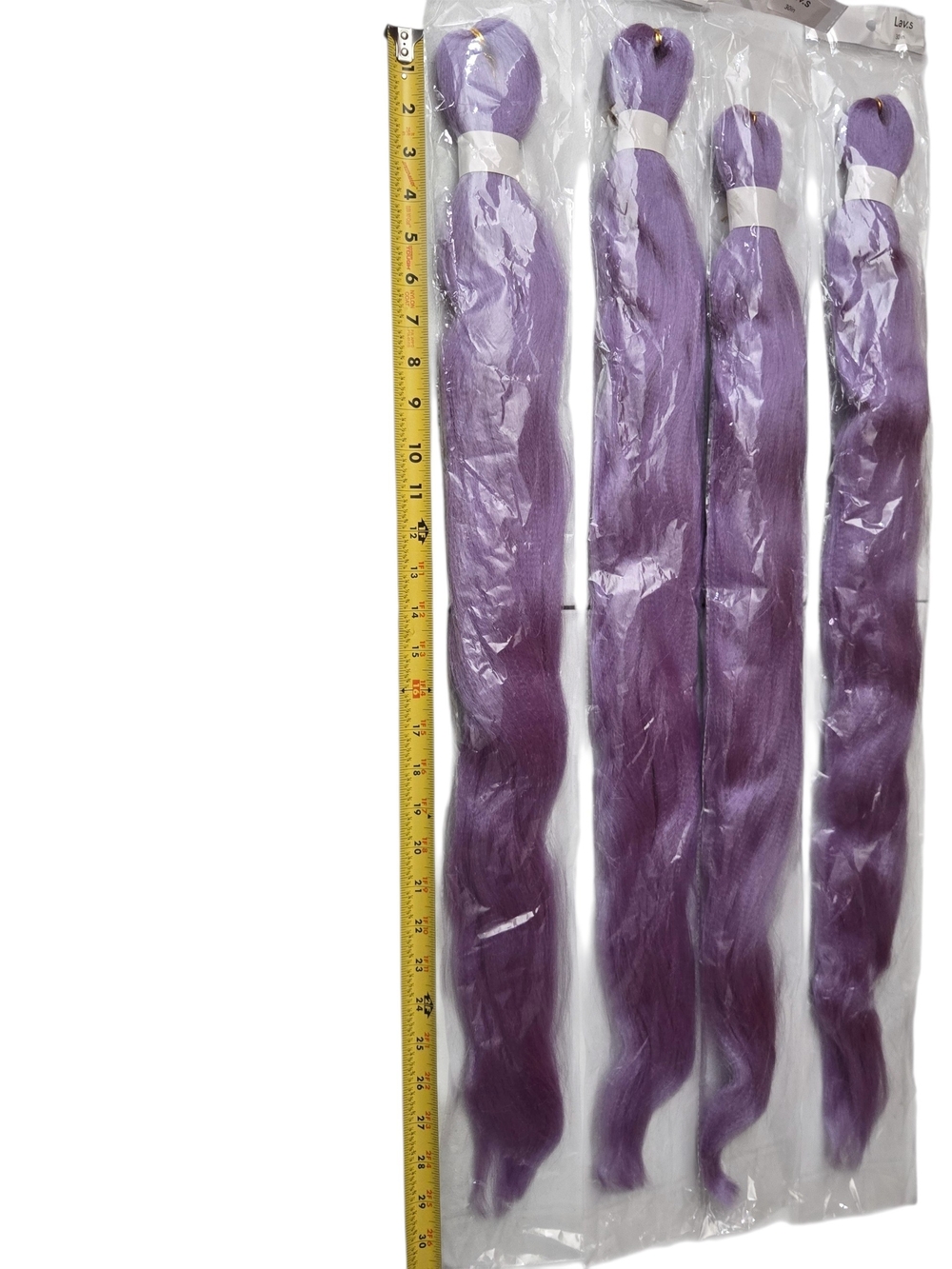 30 Inch Braiding Hair Light Purple/Lavender 4 Pk - Picture 2 of 4